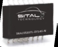 Dual MIL STD 1553 transformer dual surface mount